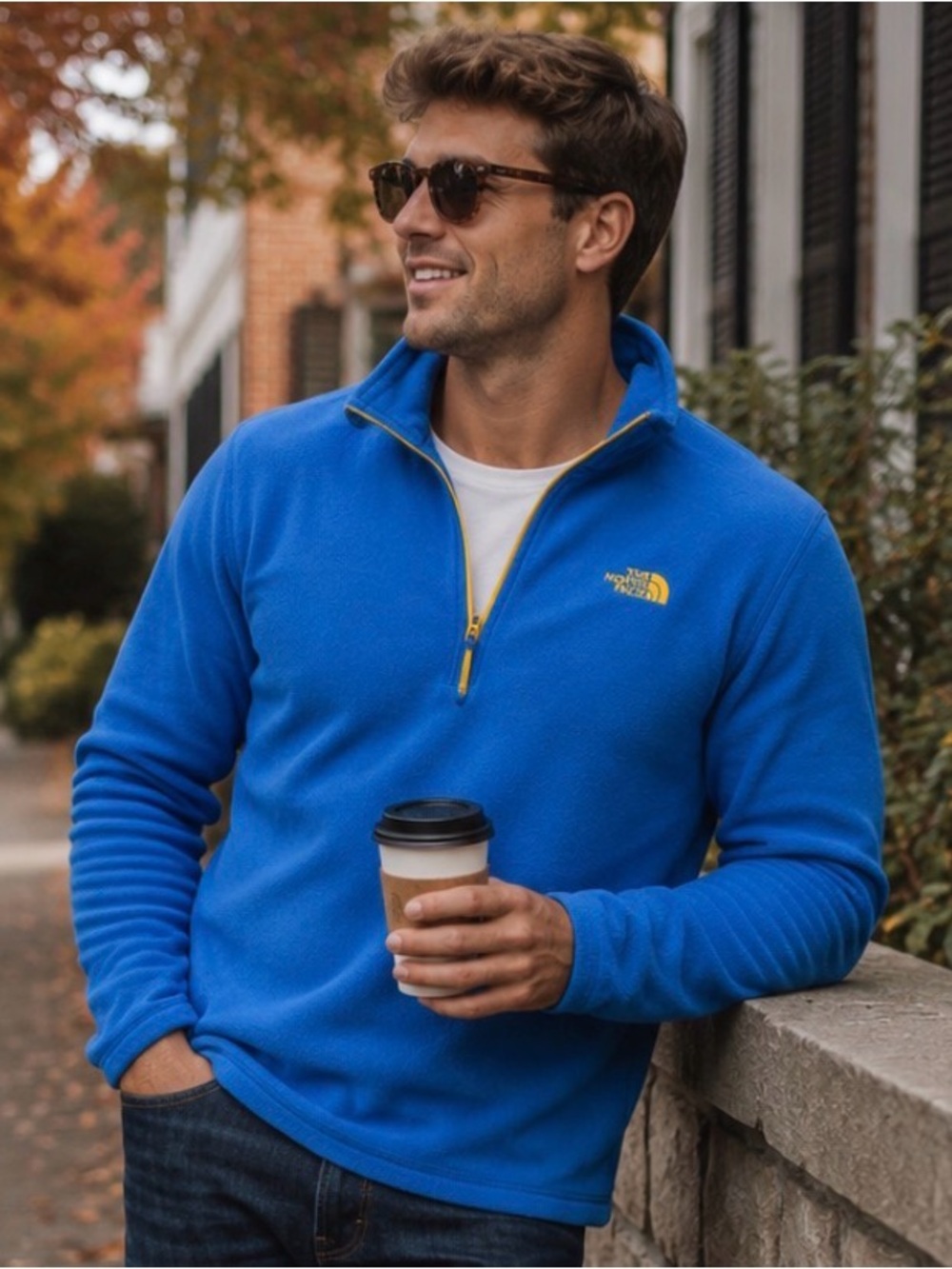 The North Face Half Zip Fleece Pullover